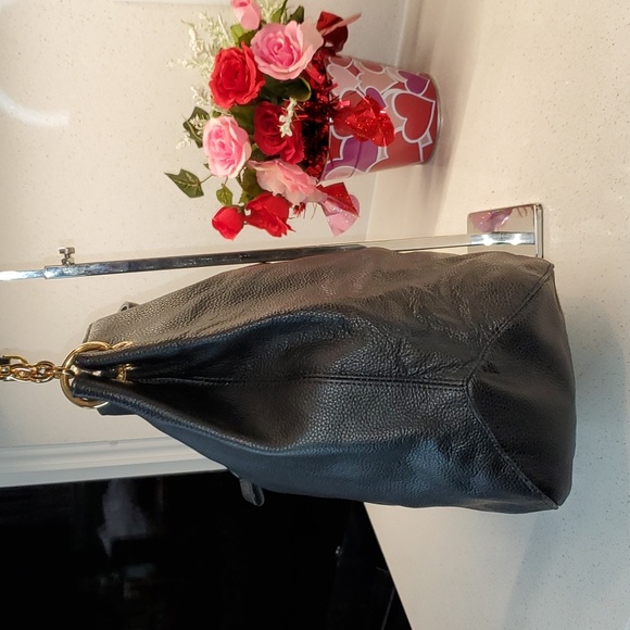 CUORE & PELLE soft pebbled leather shoulder purse - Picture 4 of 12